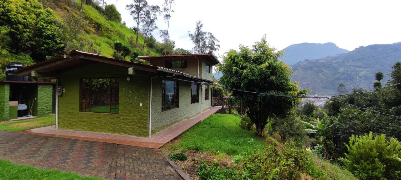 "Casa Verde" En Banos De Agua Santa Con Vista Al Volcan Tungurahua المظهر الخارجي الصورة